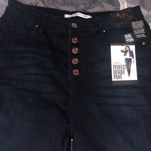 Celebrity Pink Dark High Waisted Jeans